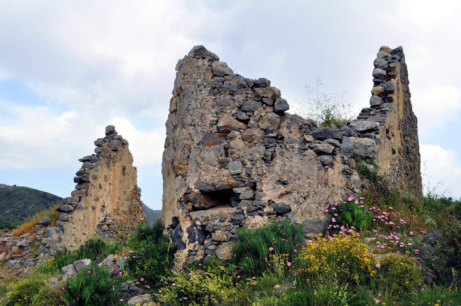 Ancient ruins in the island of Crete
