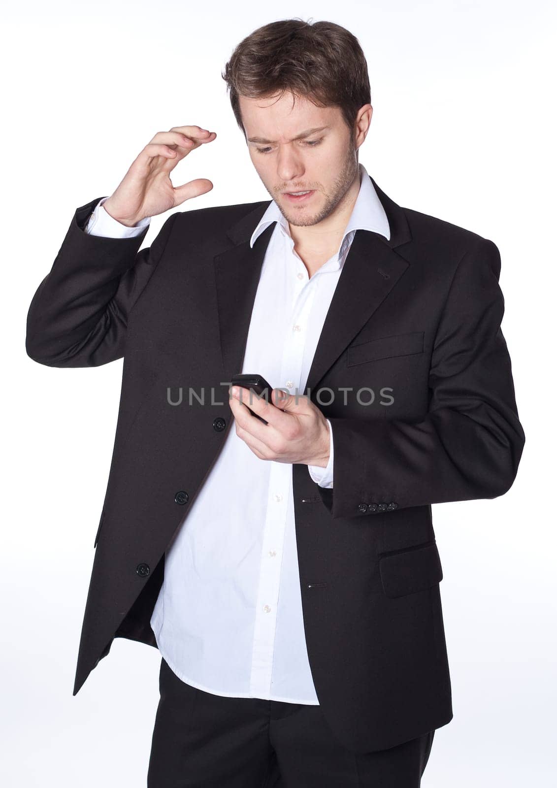 Man with mobile phone