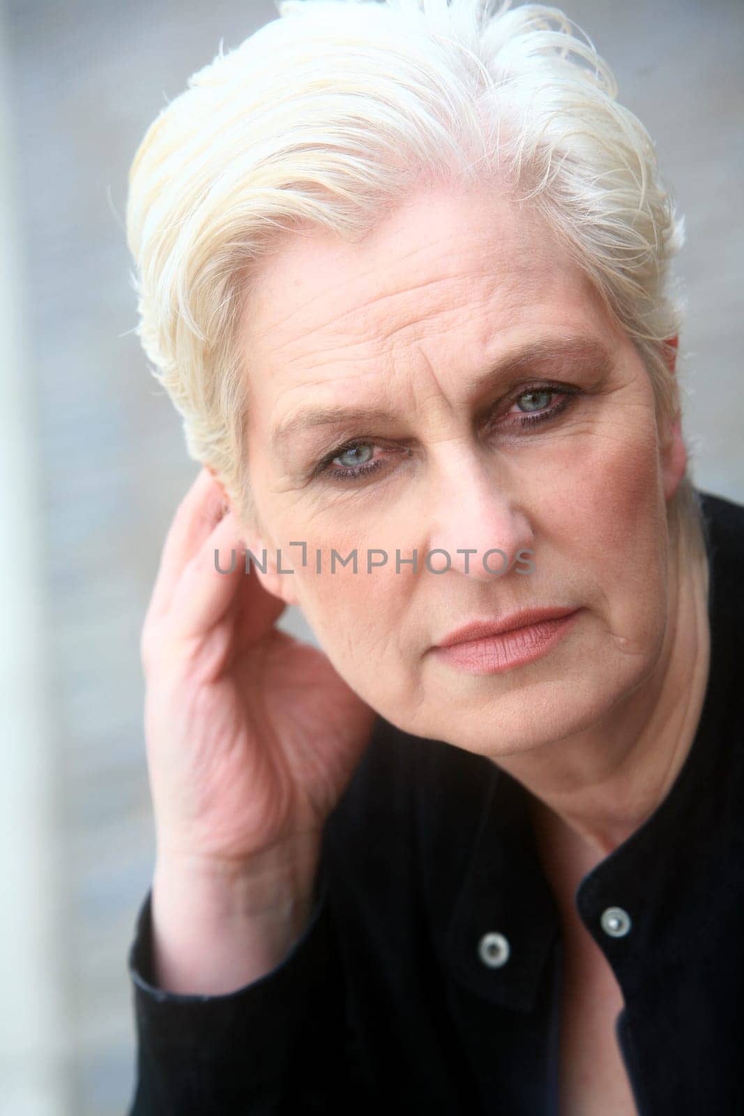 white-haired woman over 50