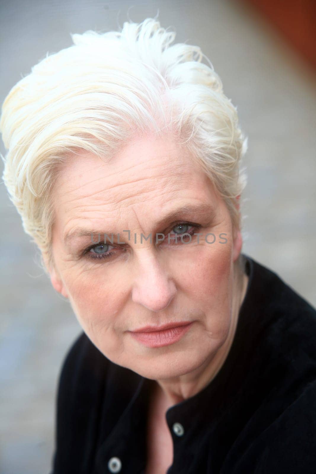 white-haired woman over 50
