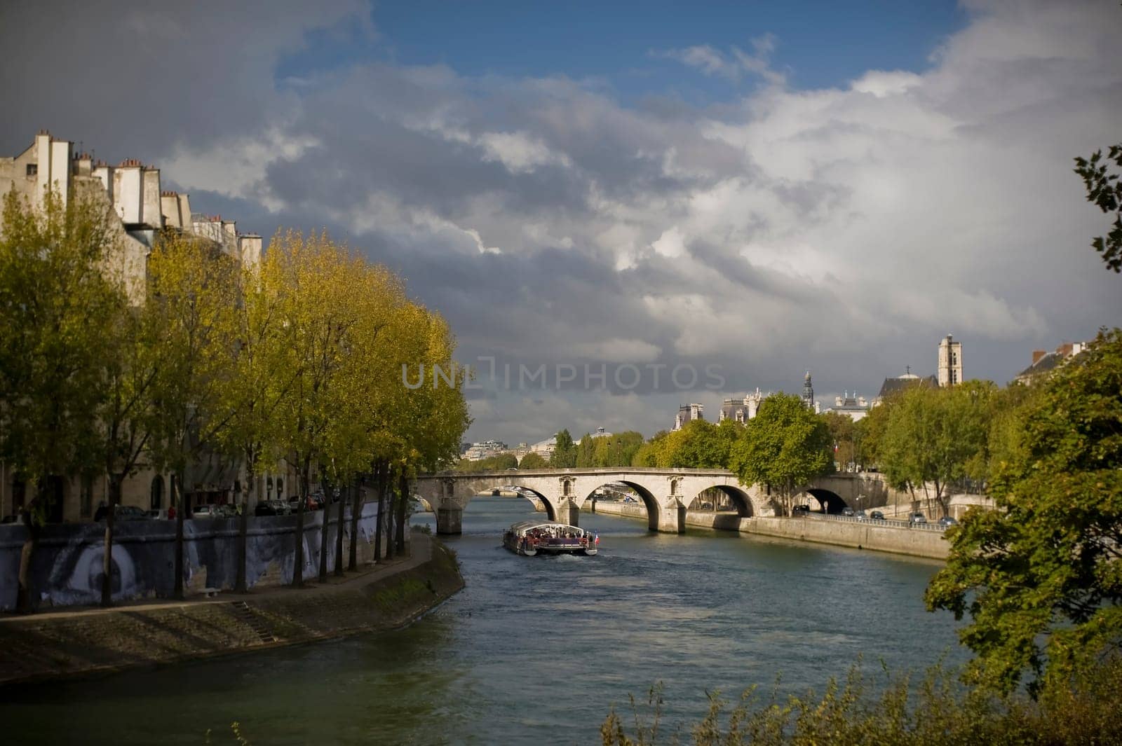 Seine River in Fall