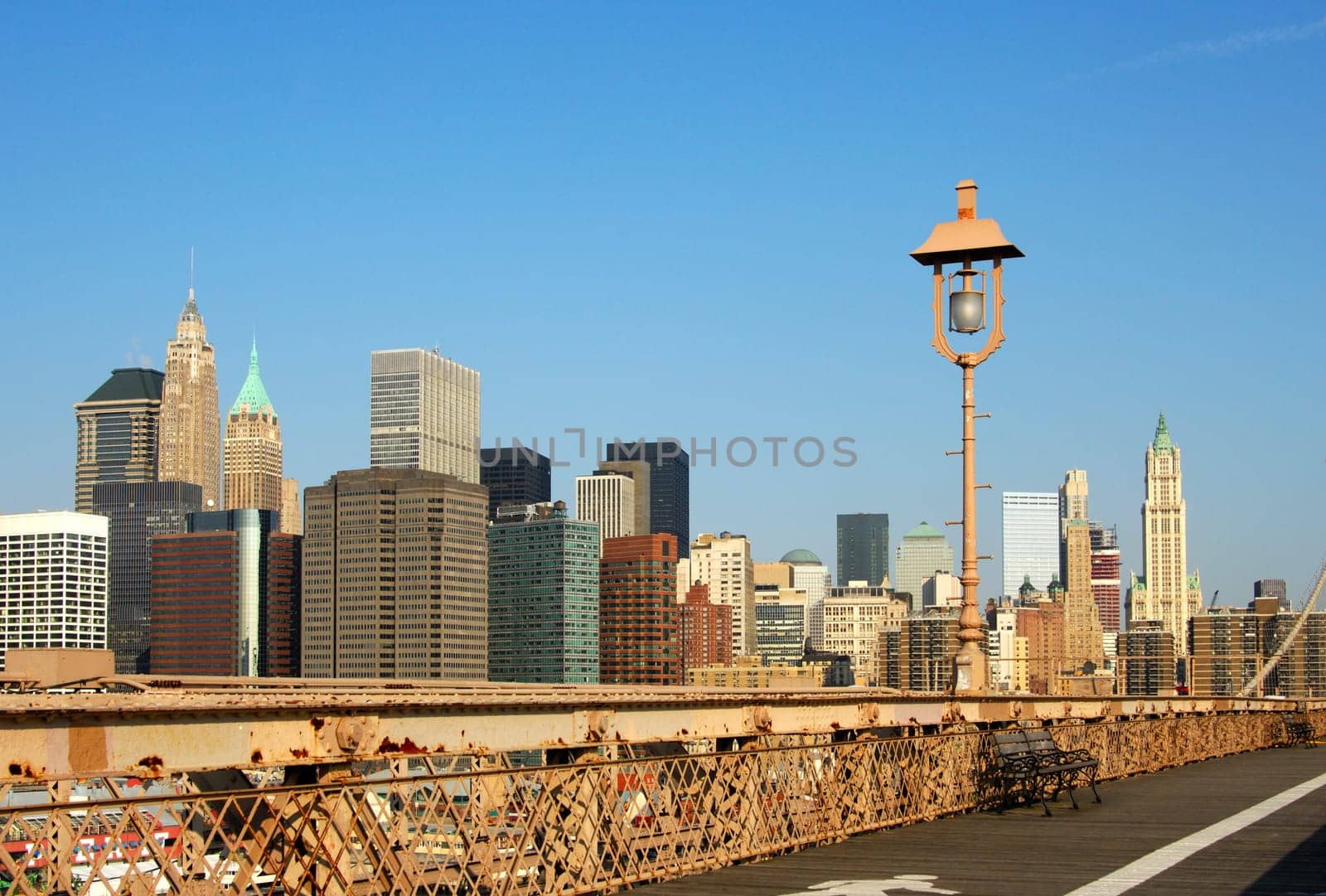 Skyline of Lower Manhattan,New York,USA