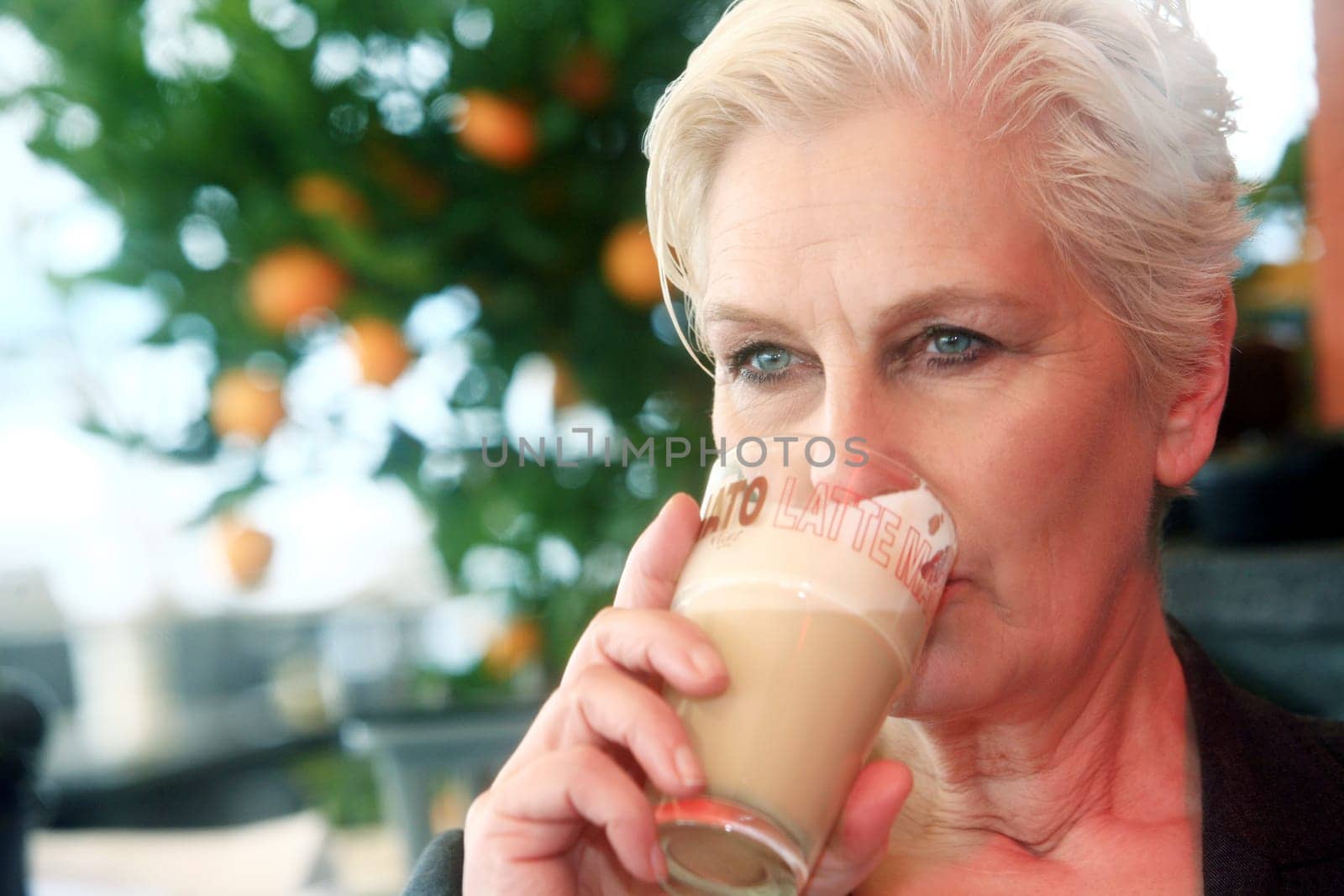 white-haired woman over 50