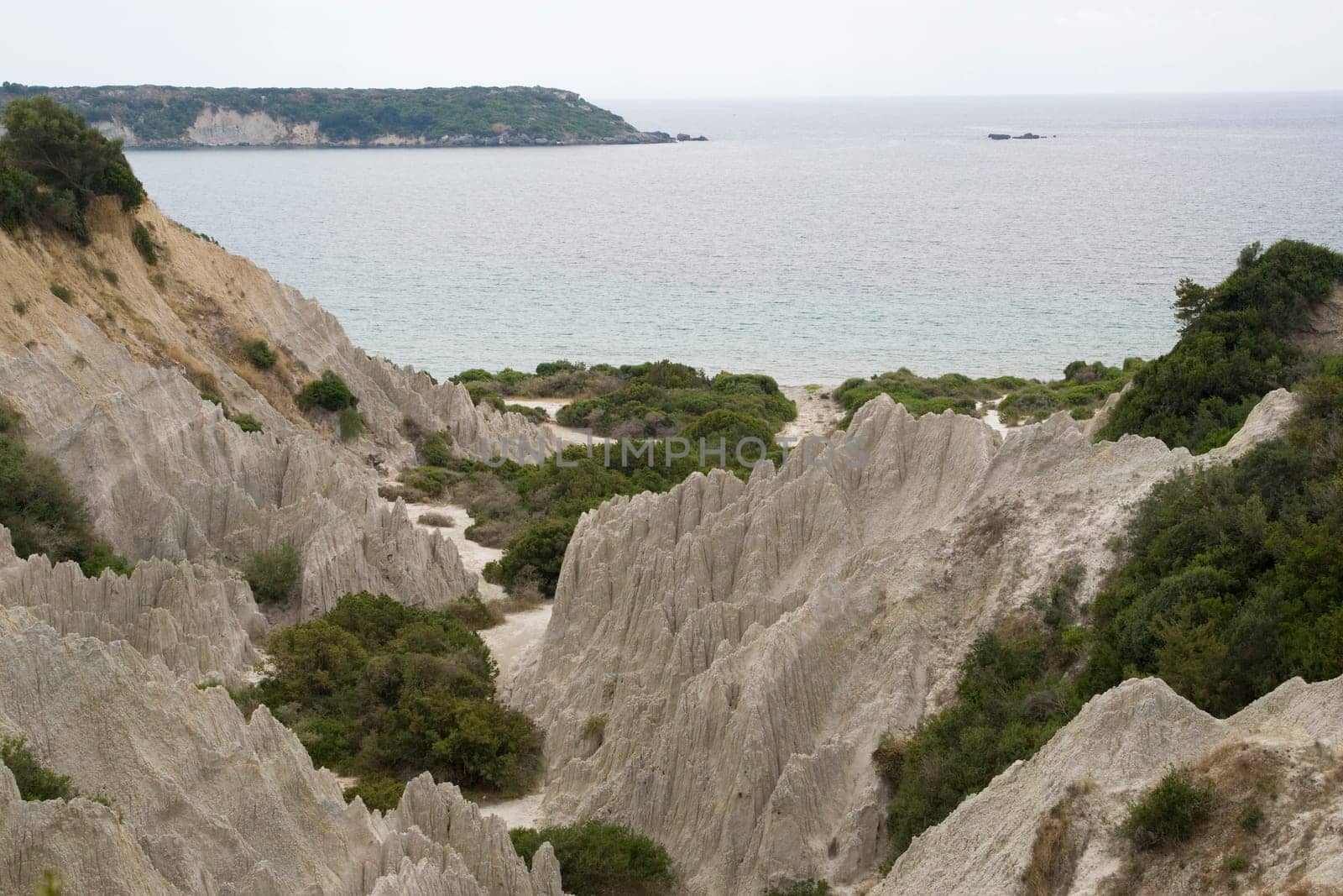 Eroded Clay Formations-Zakynthos, Greece
