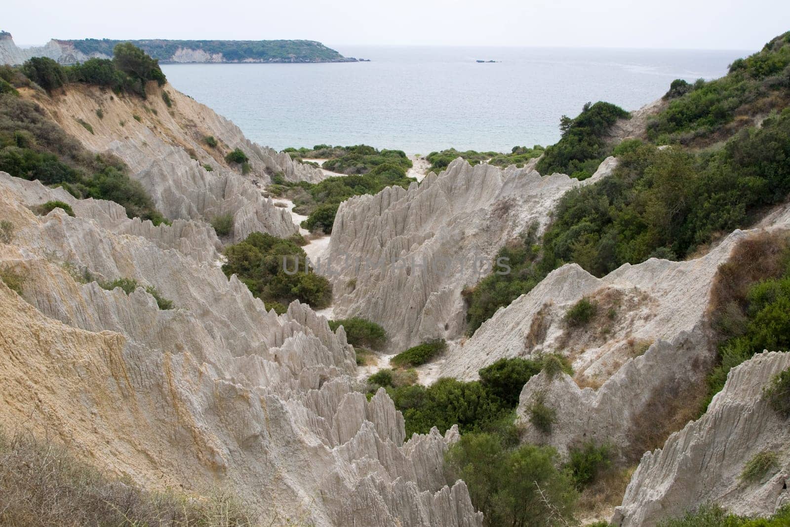 Eroded Clay Formations-Zakynthos, Greece