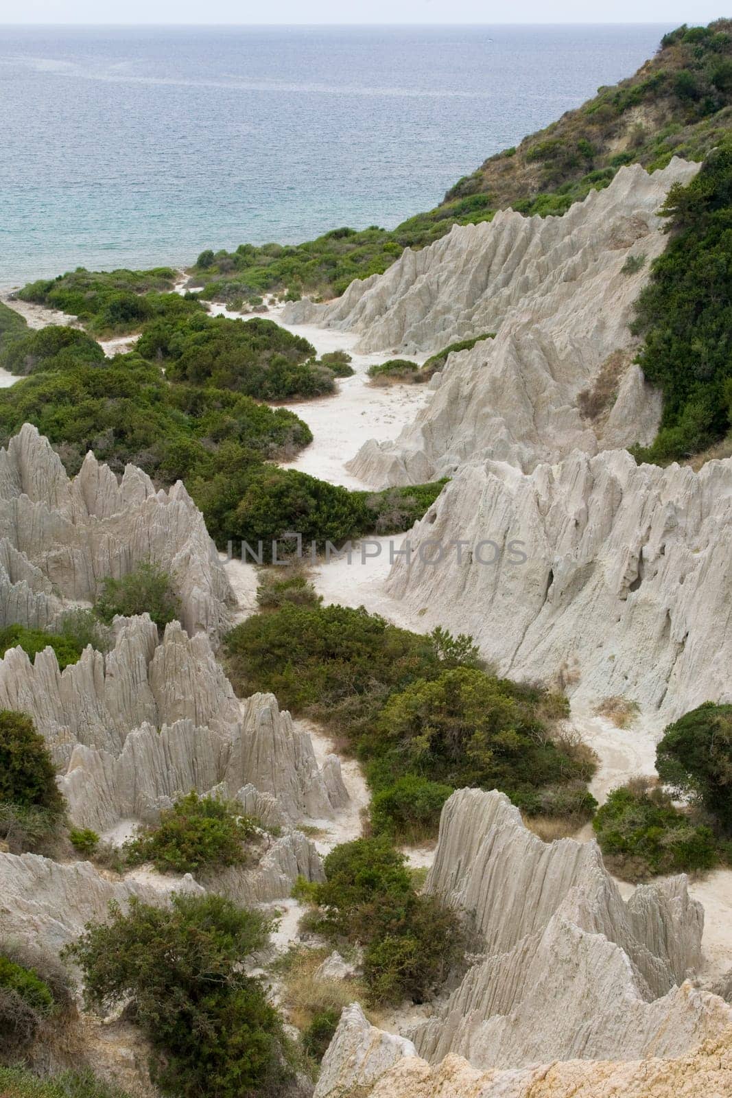 Eroded Clay Formations-Zakynthos, Greece