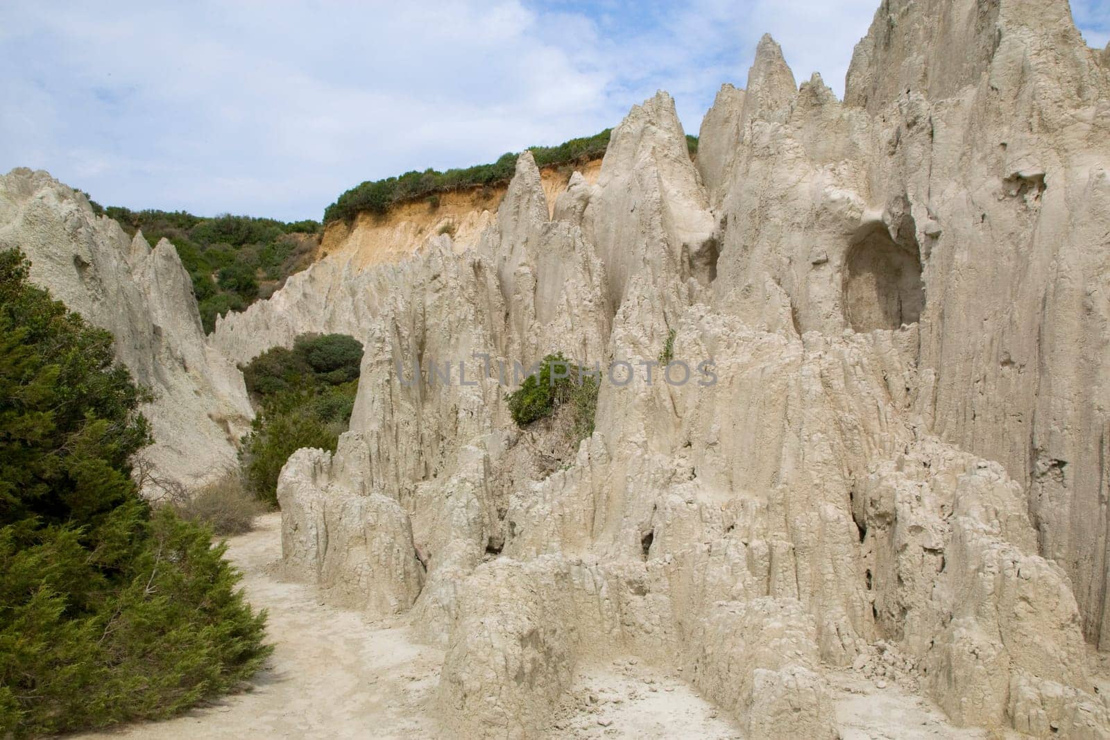 Eroded Clay Formations-Zakynthos, Greece