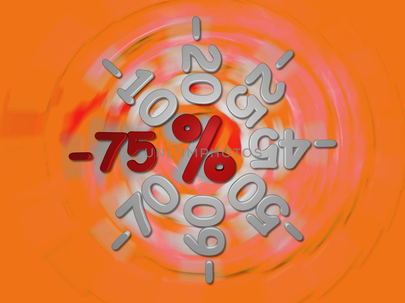Discount campaign -75 percent