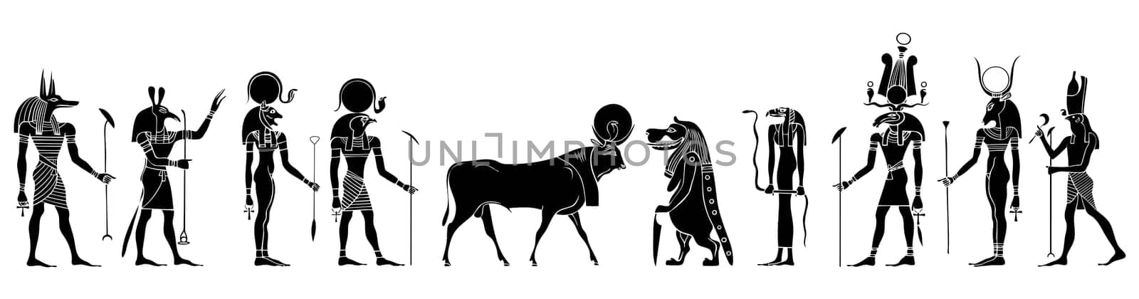 Egyptian gods, goddess, creatures and demons