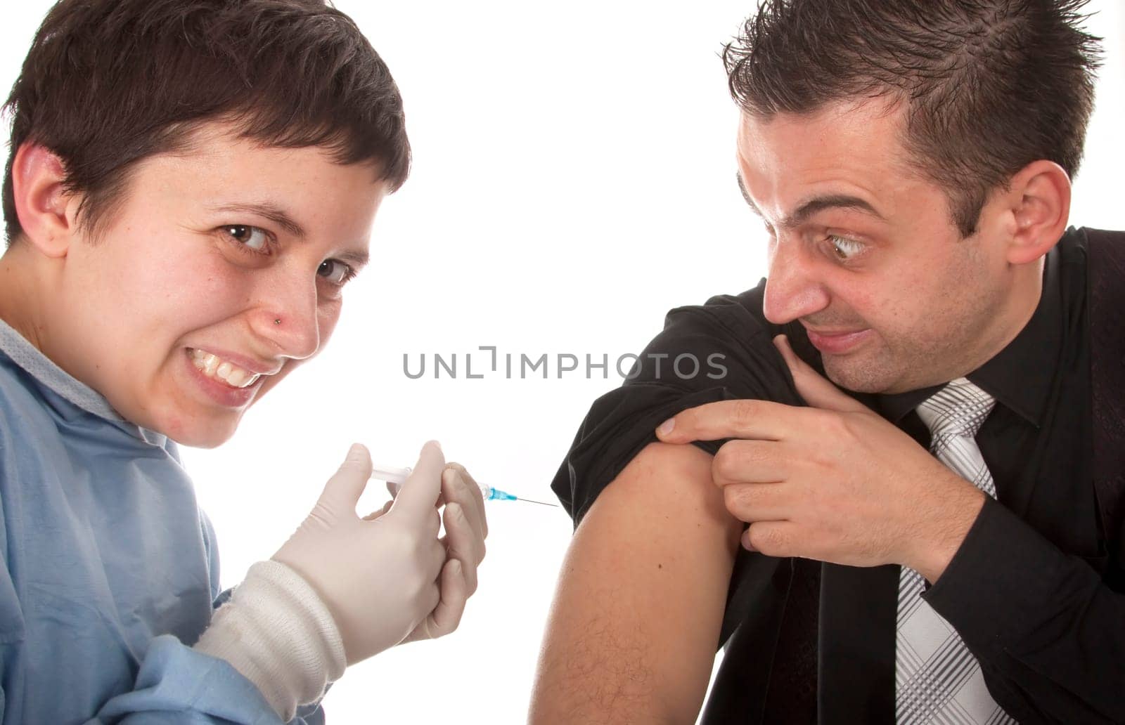 Scared patient