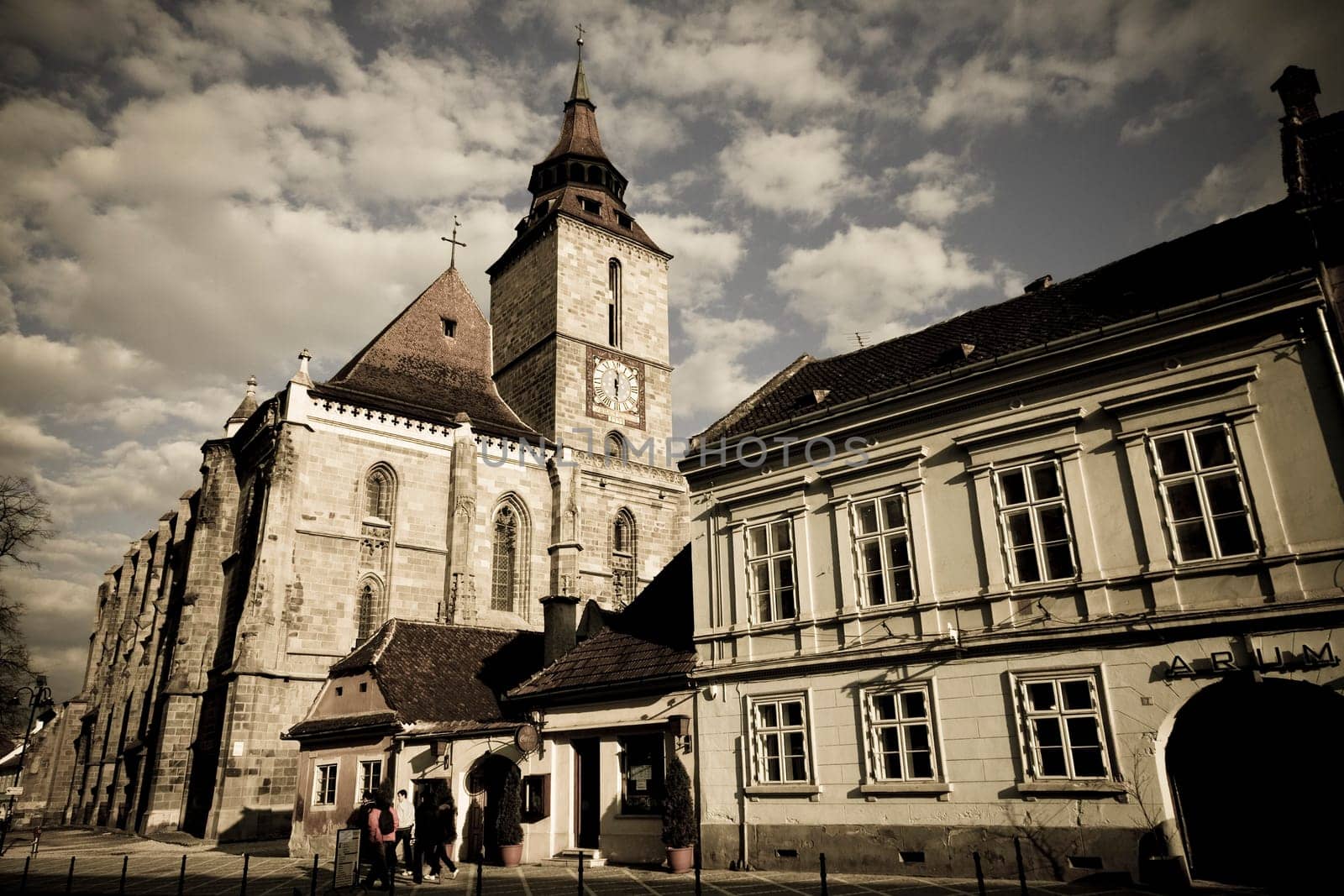 Black church in  Brasov, Romania
