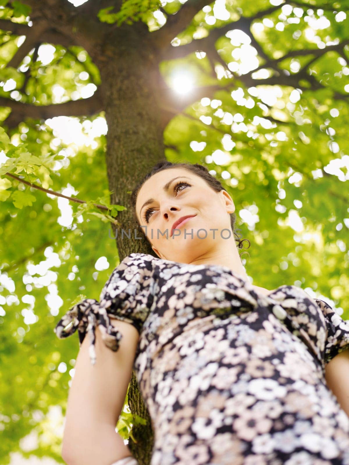woman looking at camera and smiling