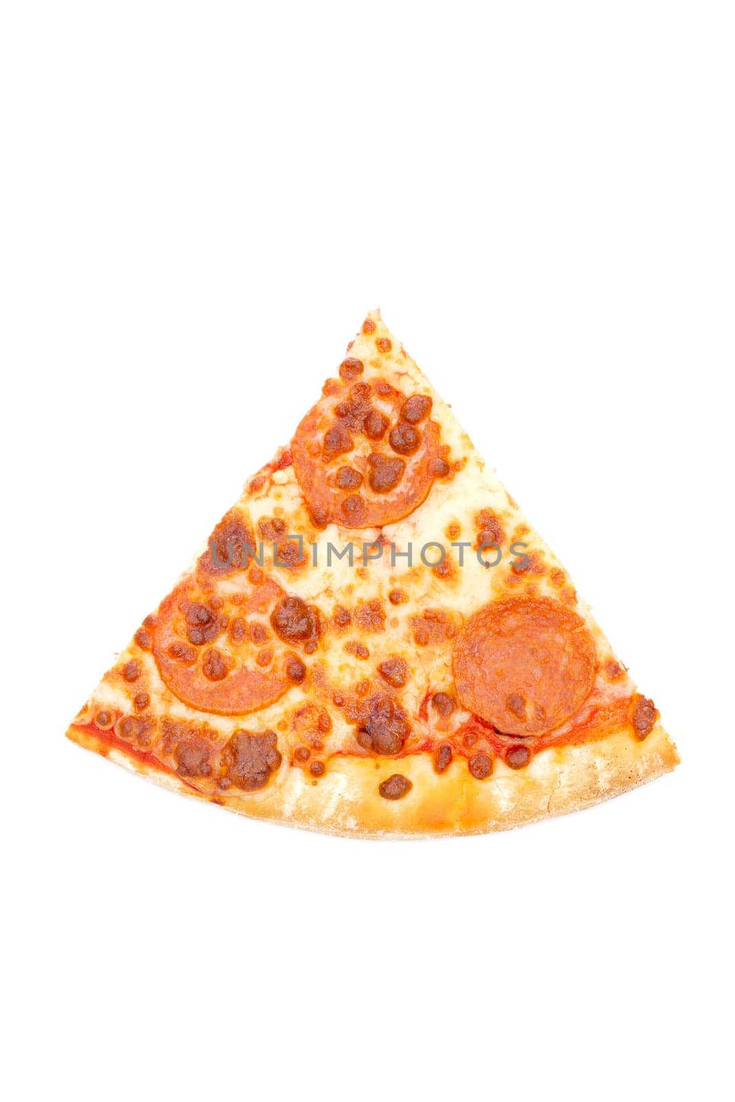 Slice of tasty Italian pizza