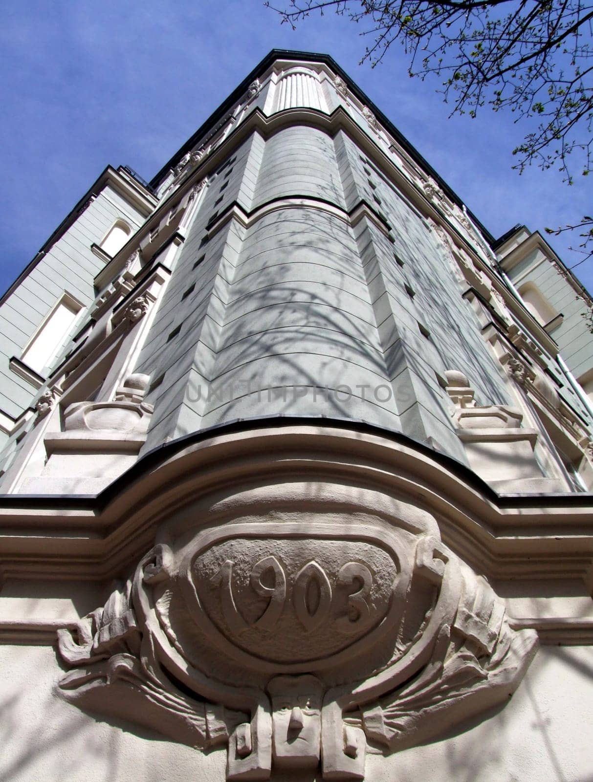 Old building façade