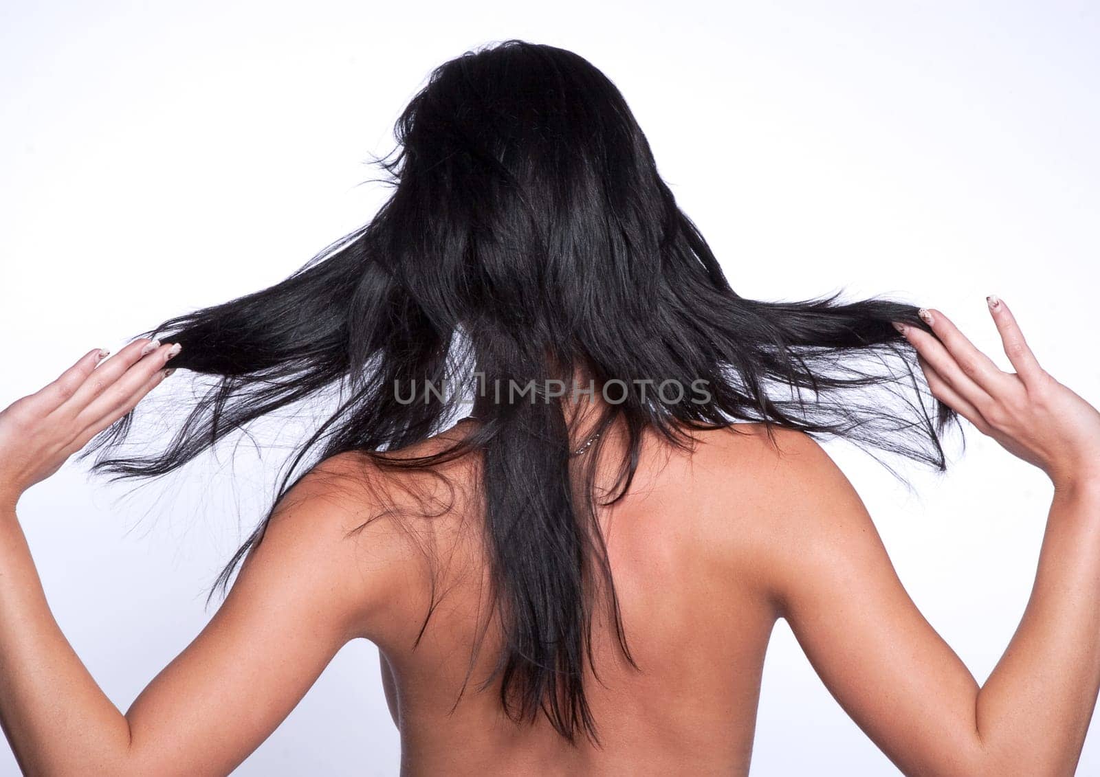black long hair