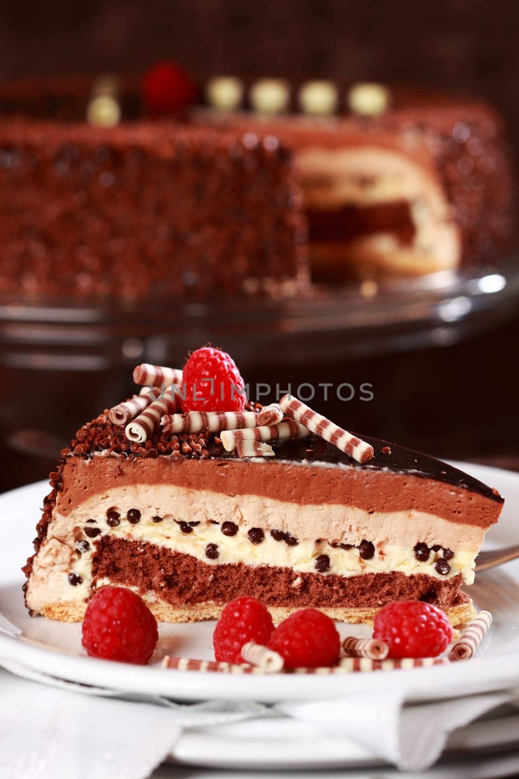 Delicious chocolate cake