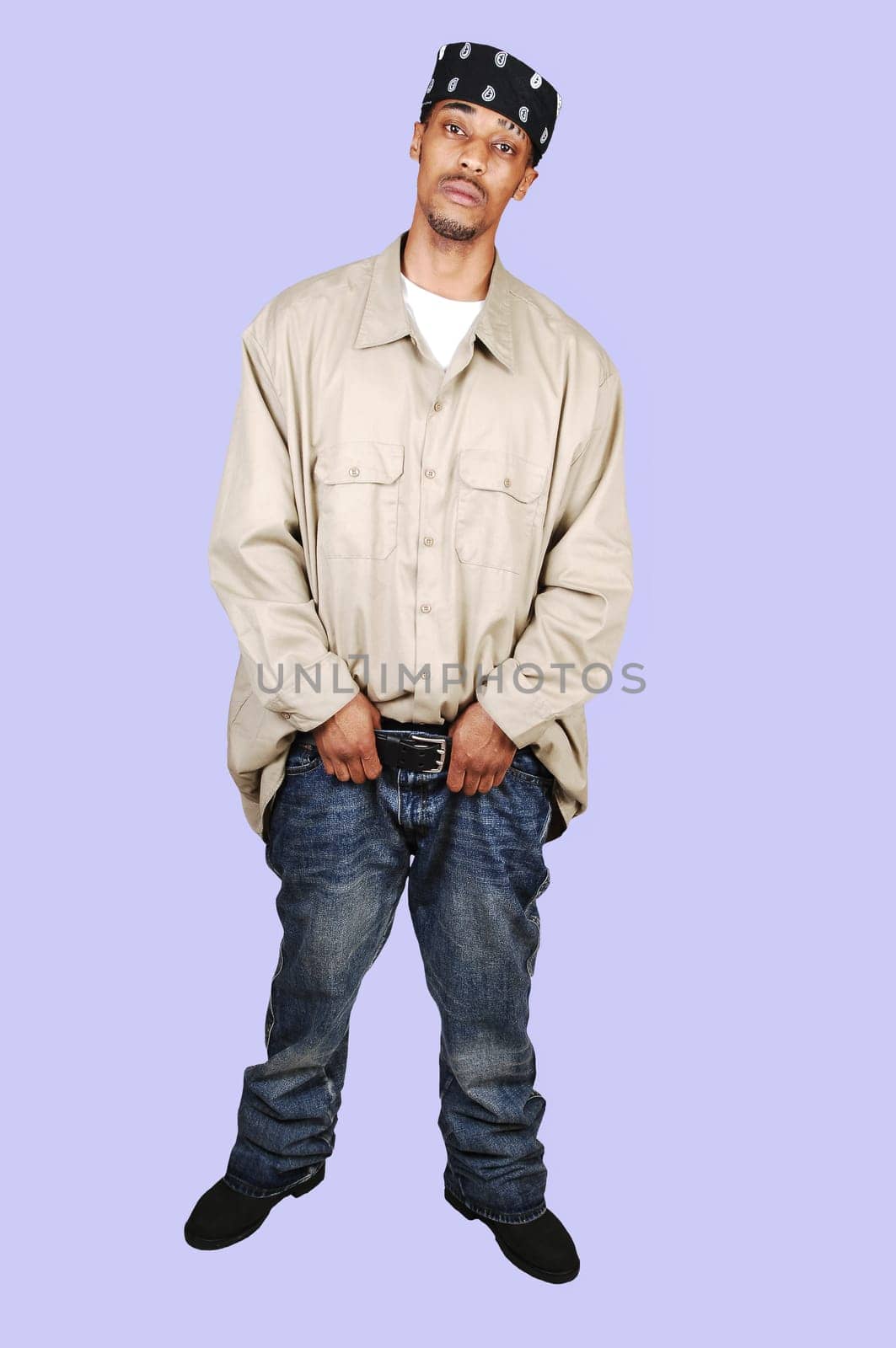 Young black man.