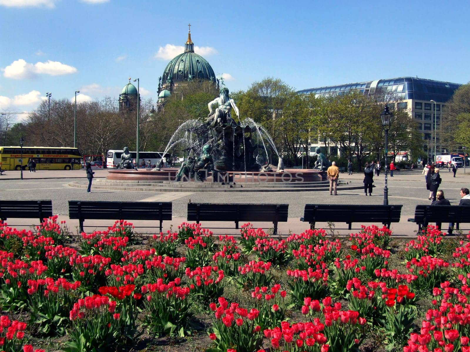 Neptune Fountain at Alexanderplatz