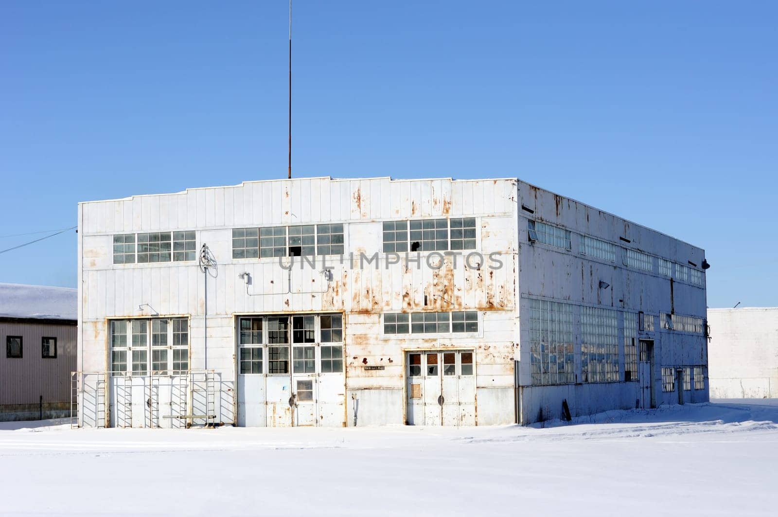 Old Warehouse in Winter
