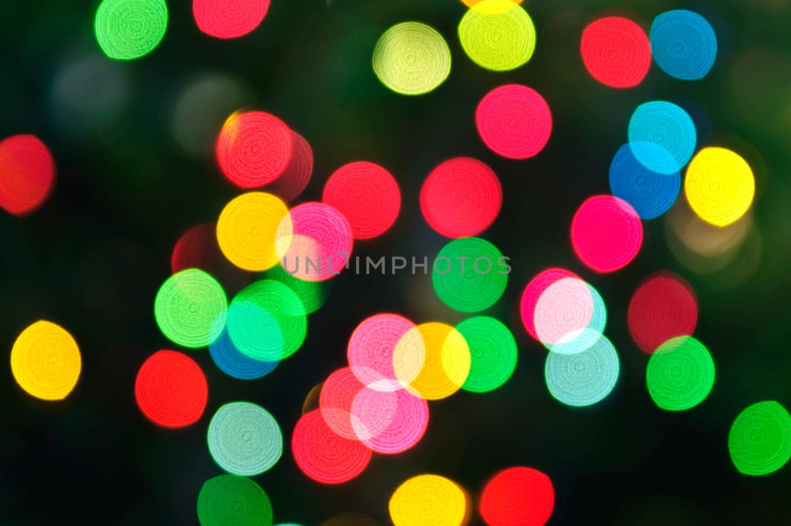 Blurred Christmas lights