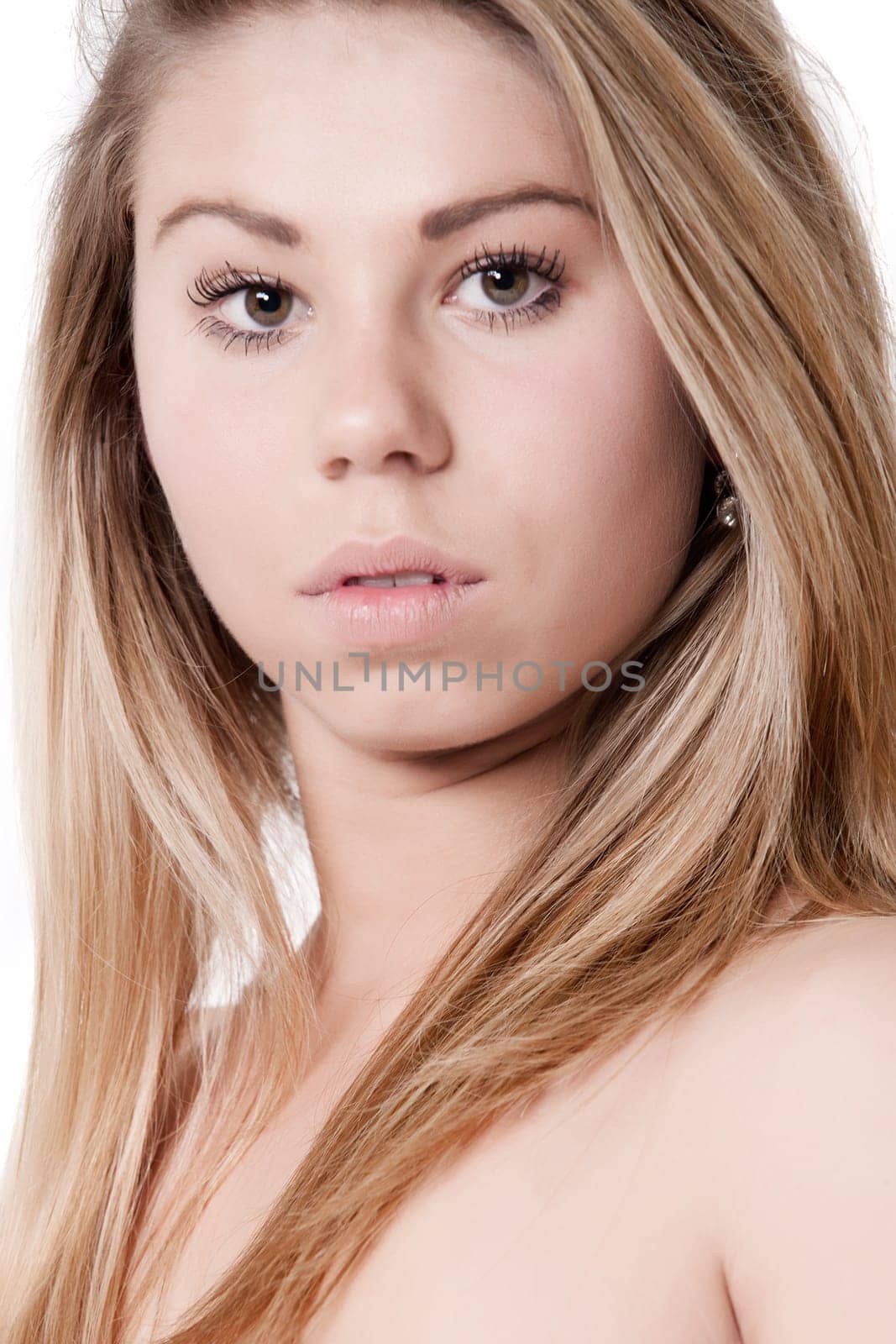 Classy blond woman