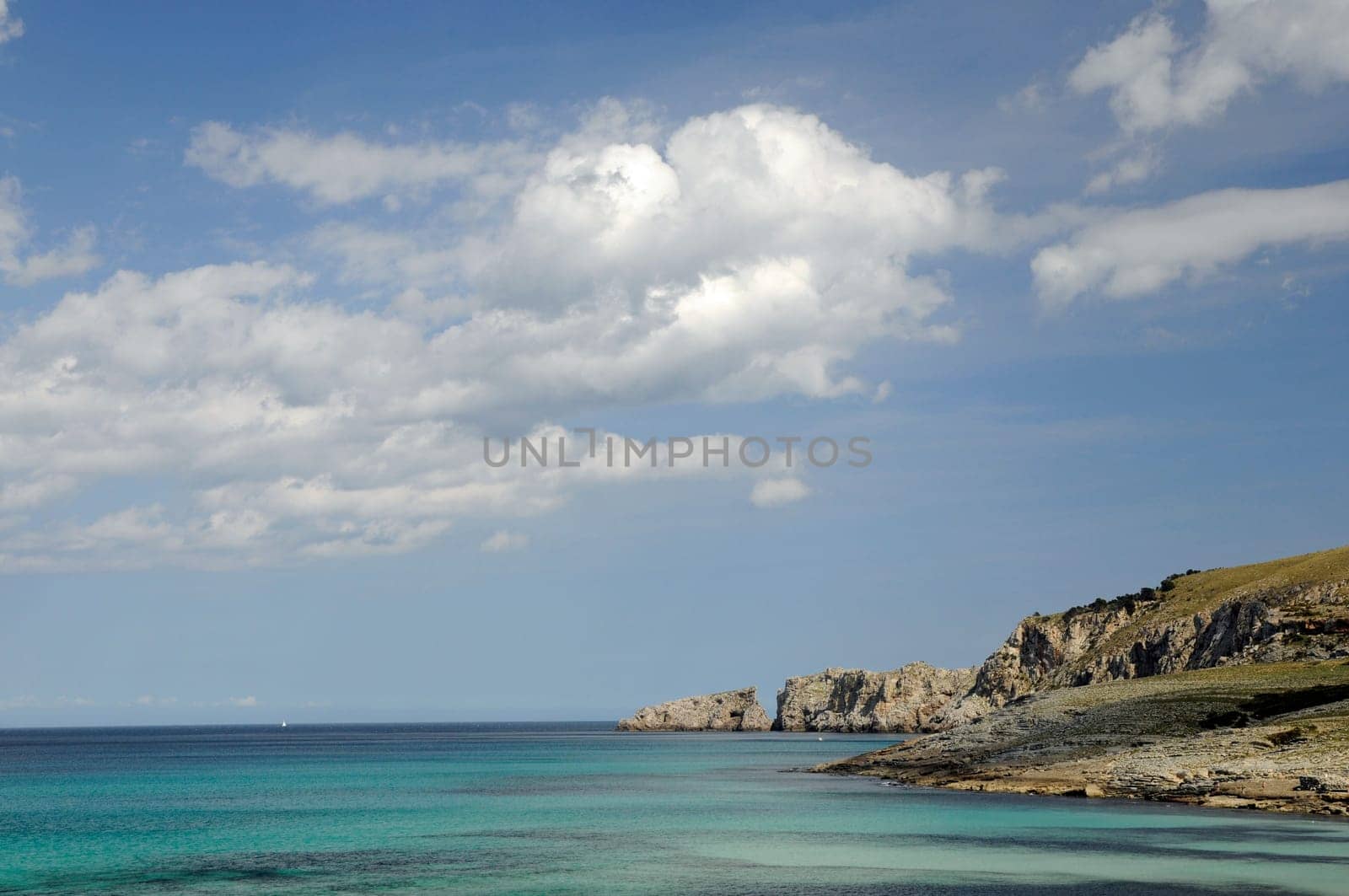 Coast at Cala Mesquida