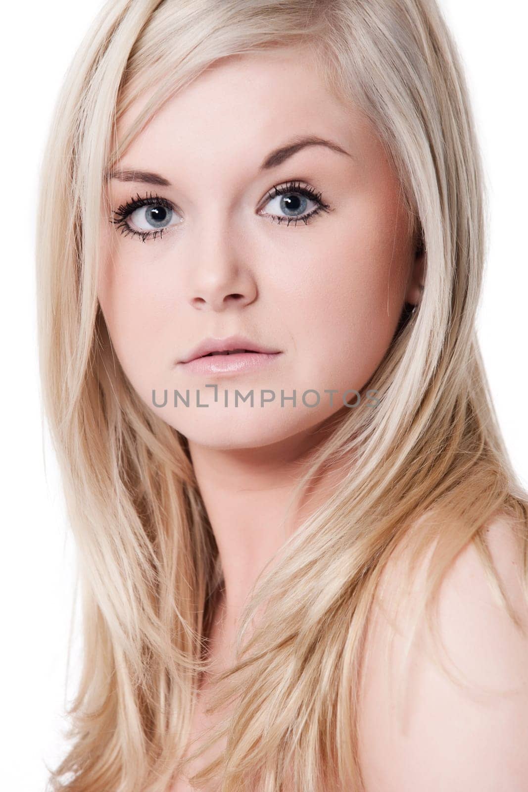 Classy blond woman