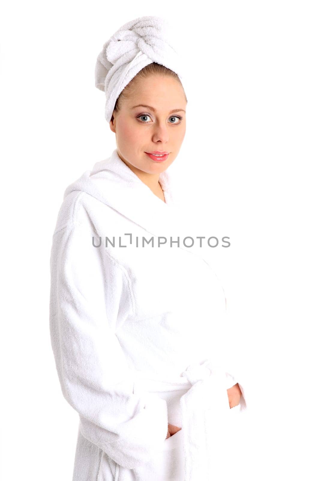 the bathrobe