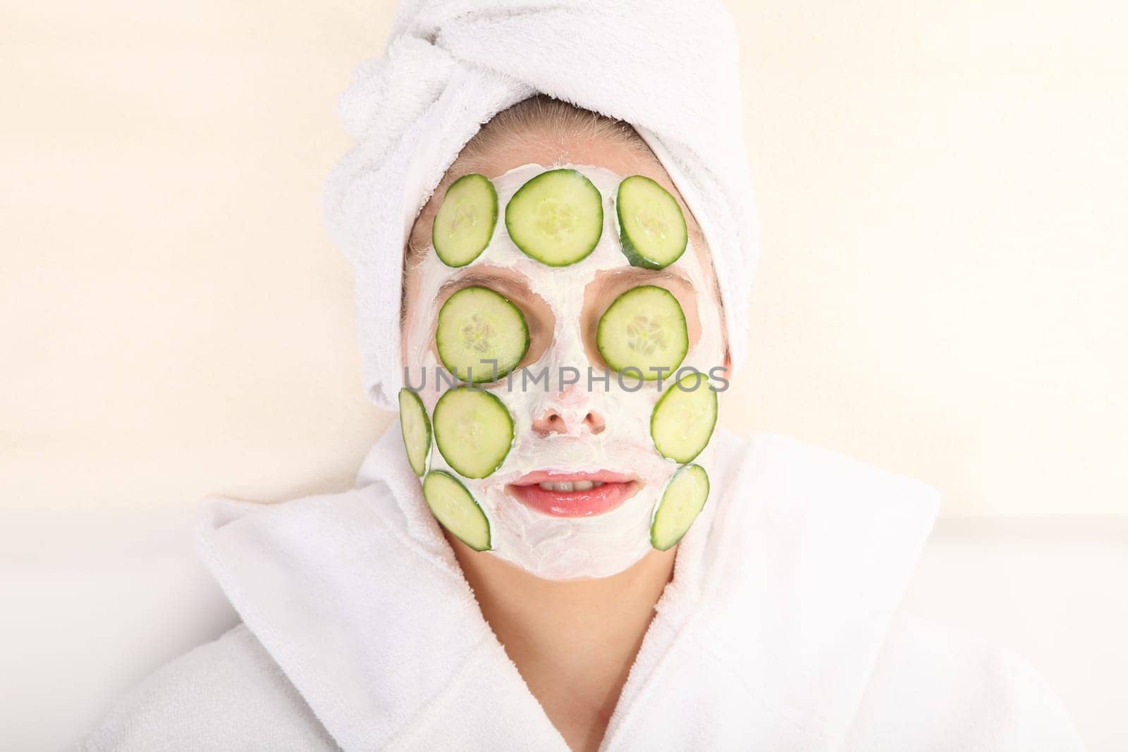 Cucumber Mask Portrait