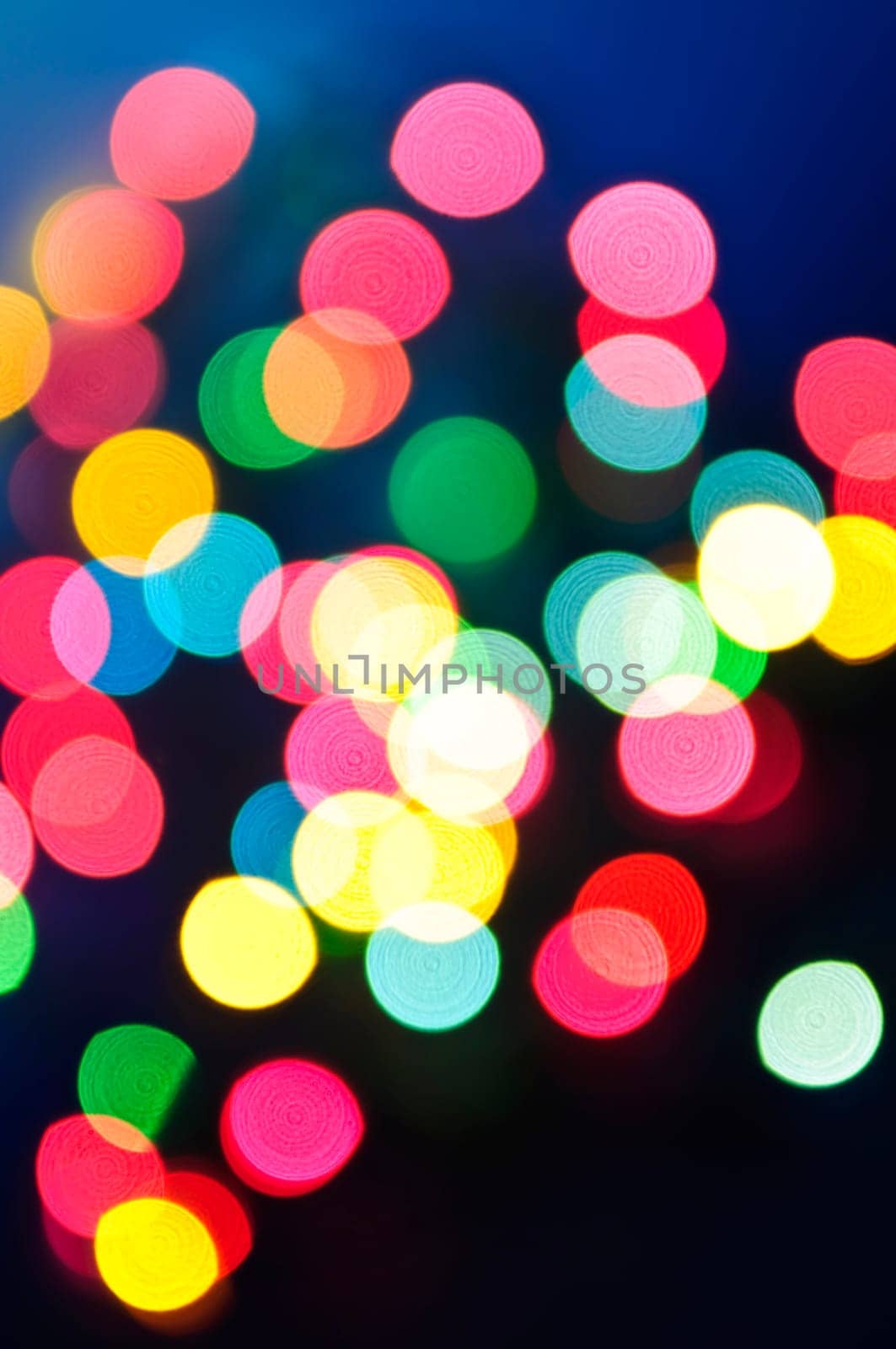 Blurred Christmas lights