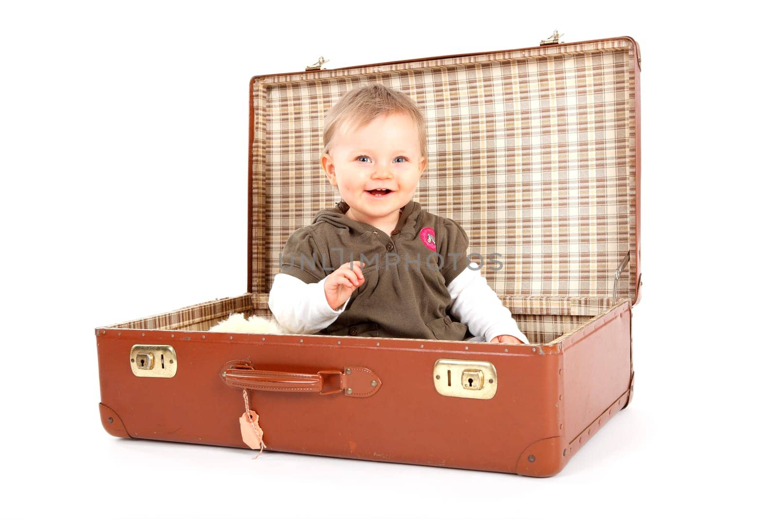 in a suitcase