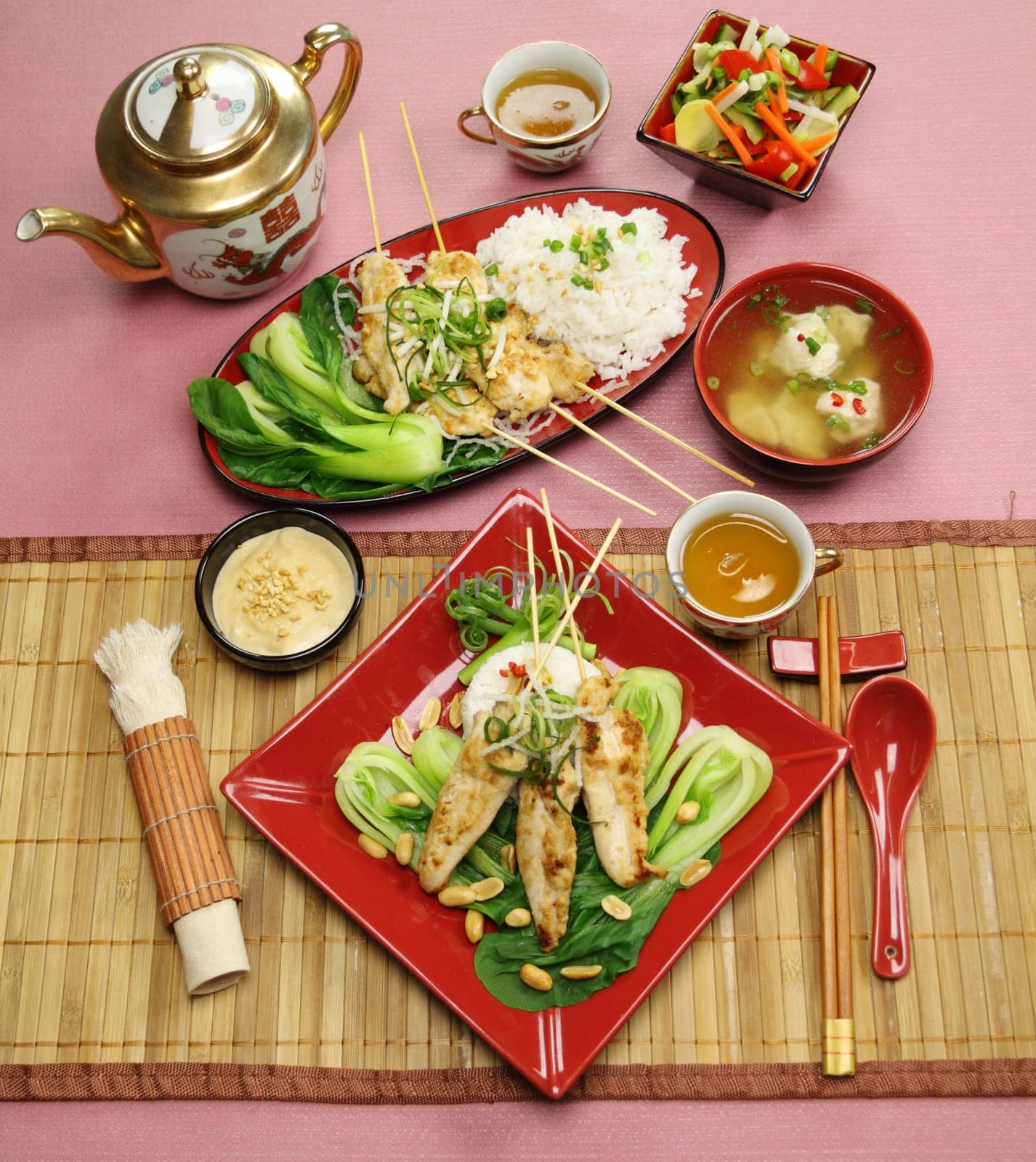 Asian Chicken Skewers
