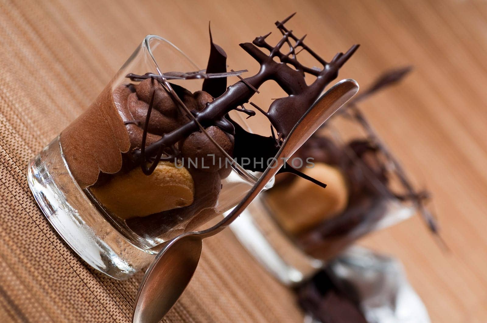 Mousse au Chocolat in a glass