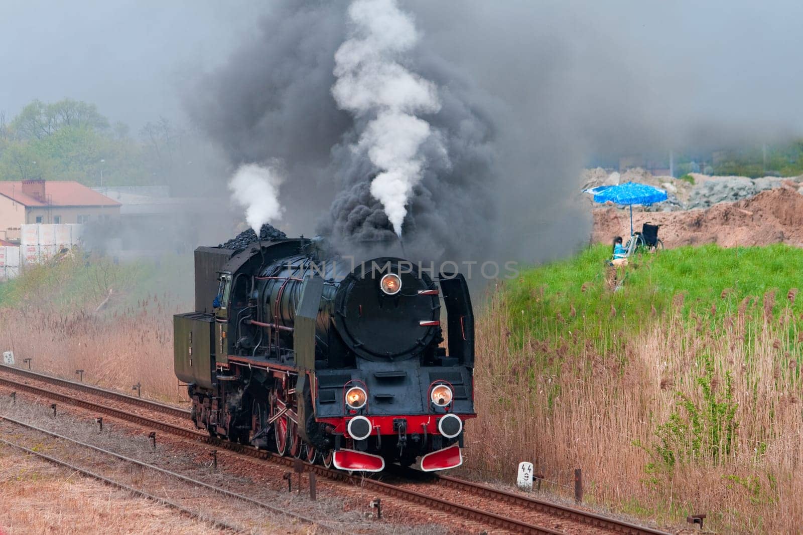 Old steam locomotive