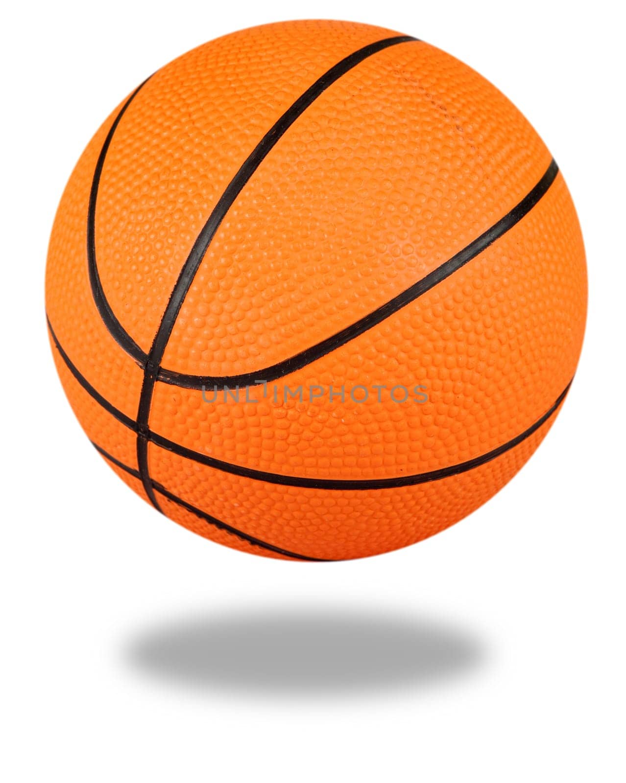 Basketball with clipping path