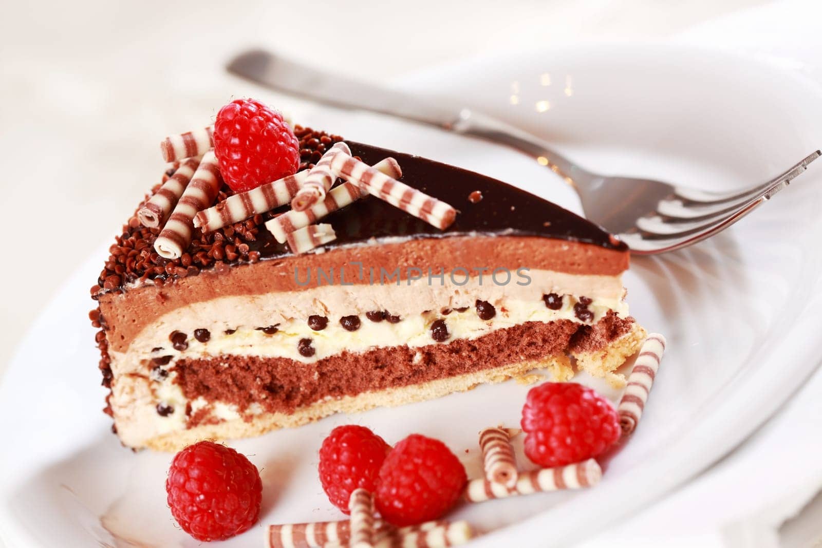 Delicious chocolate cake