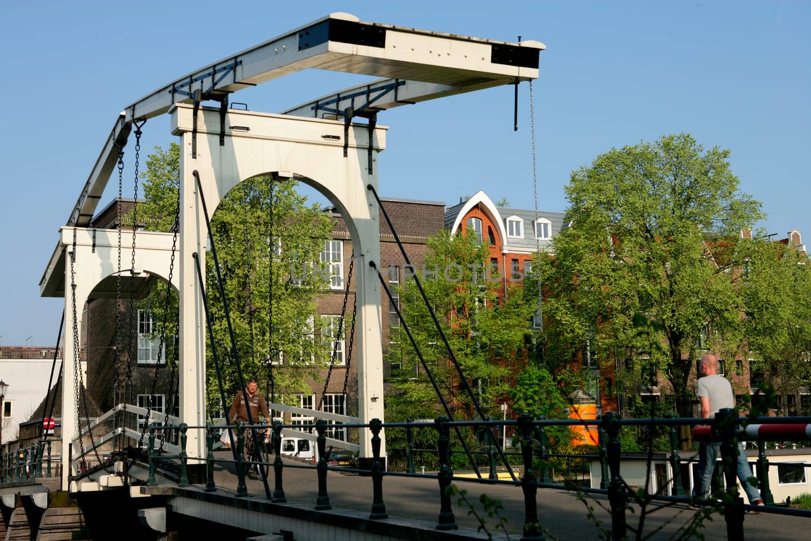 Drawbridge In Amsterdam