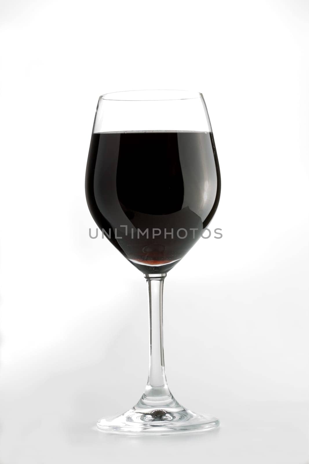 Glass of red wine