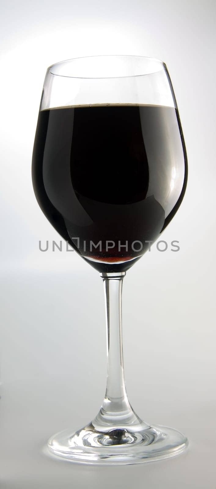 Glass of red wine