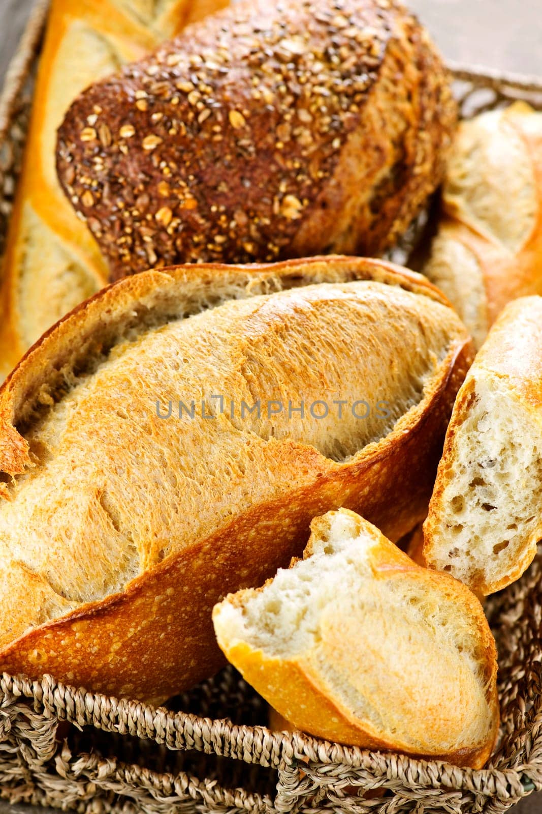 Bread in basket