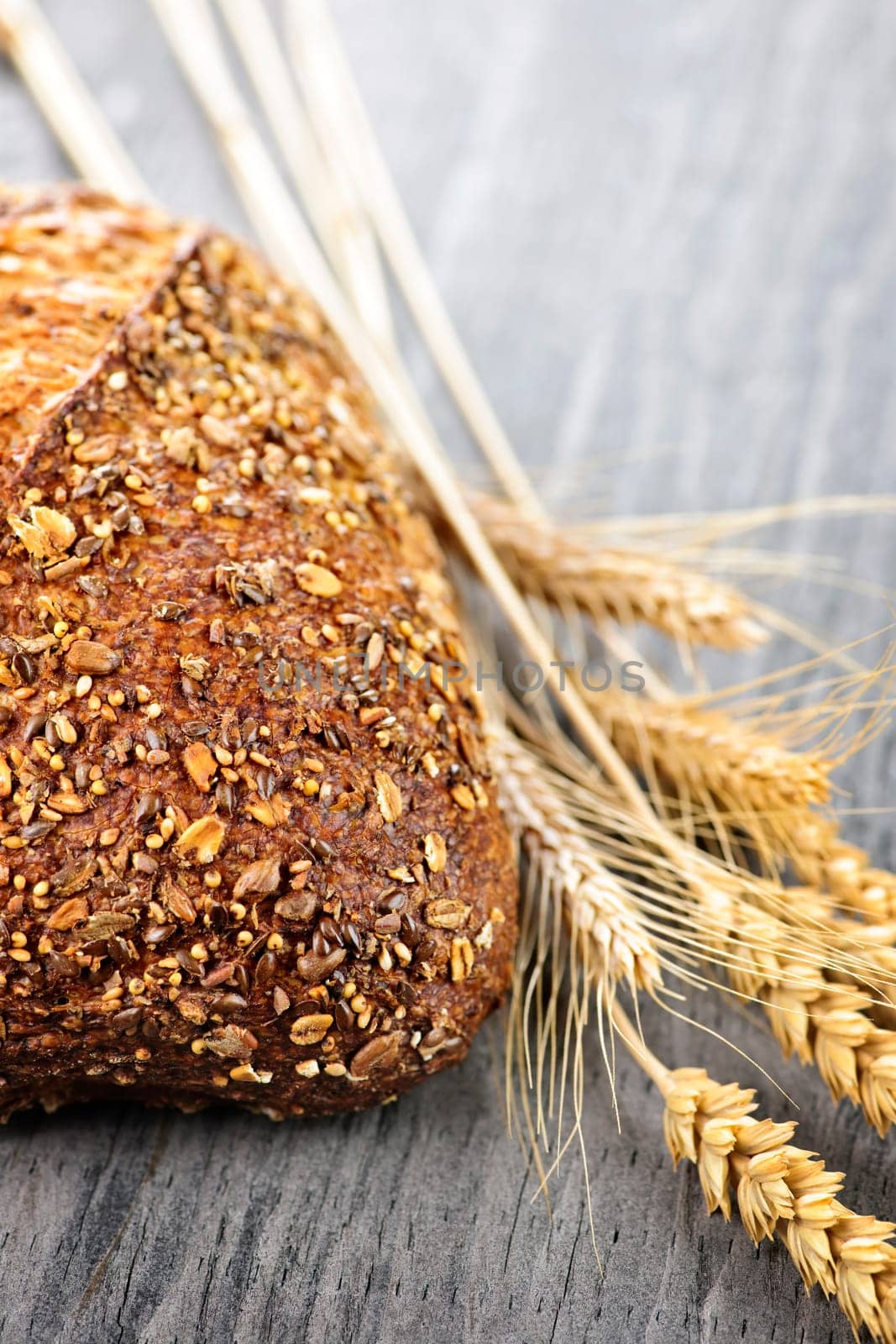 Loaf of multigrain bread