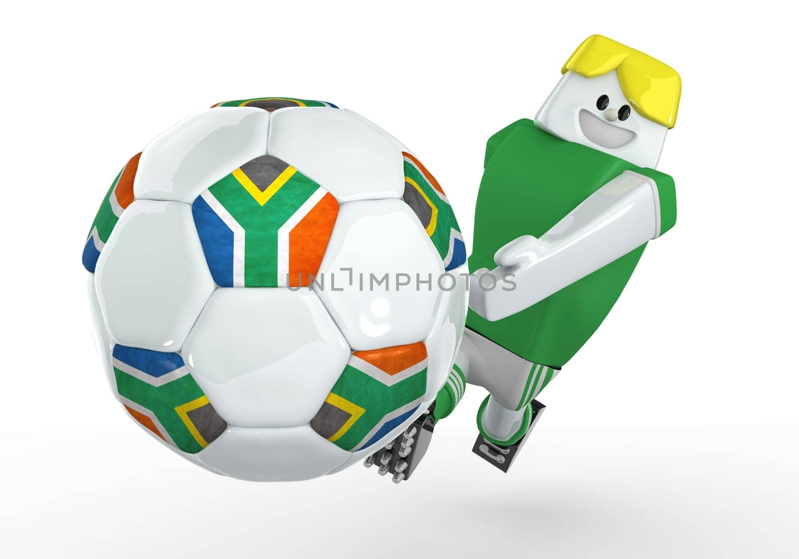 3D Soccer player