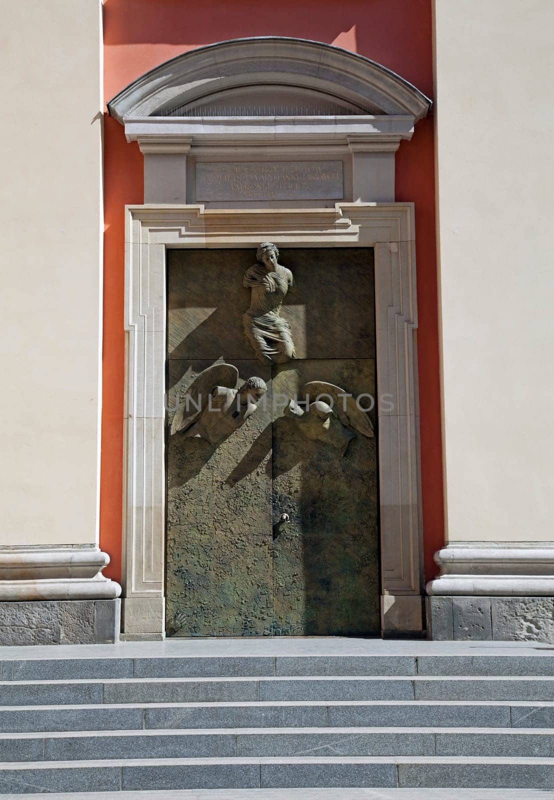 Portal of the Jesuit Church,Warsaw