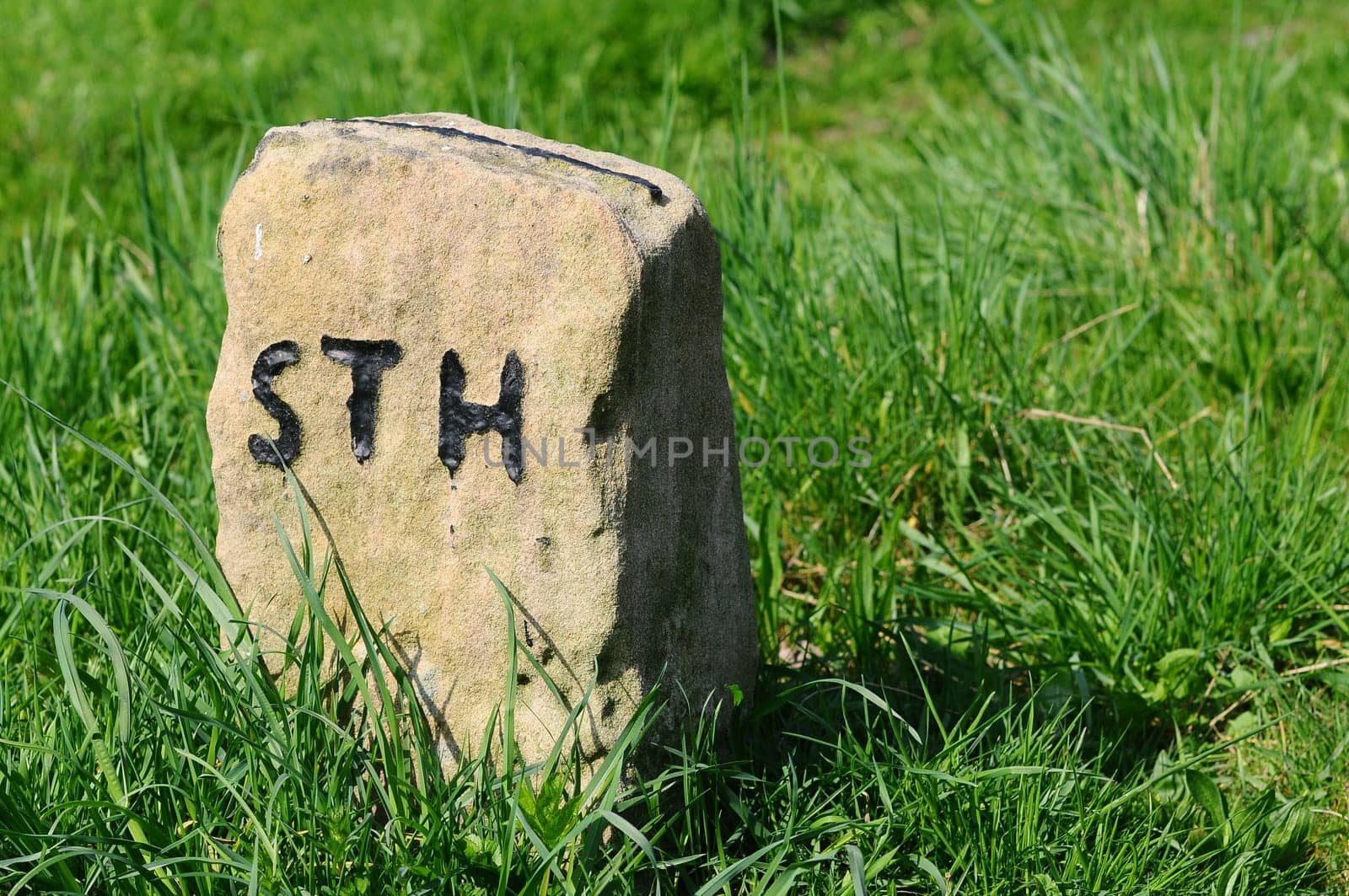 old boundary stone