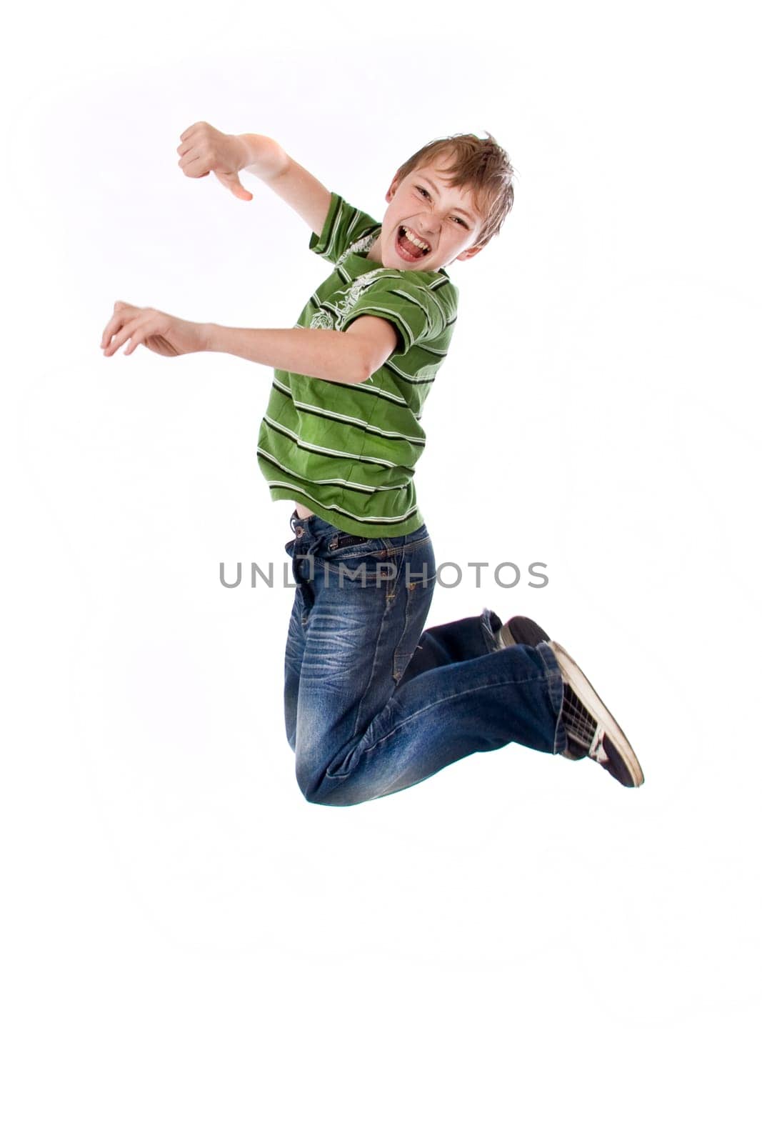 Boy Jumps High WD721