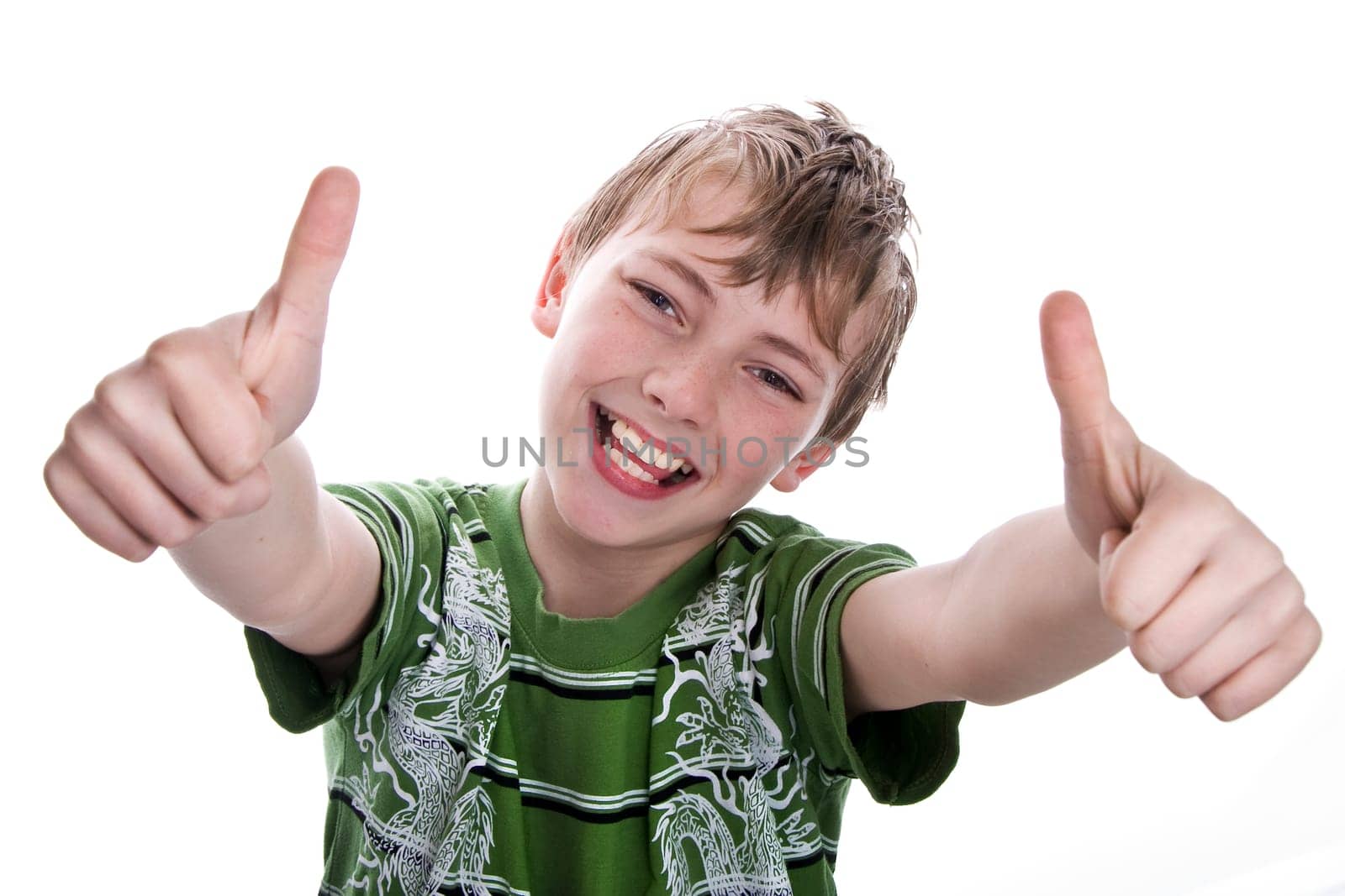 boy gives the thumbs up wd 719