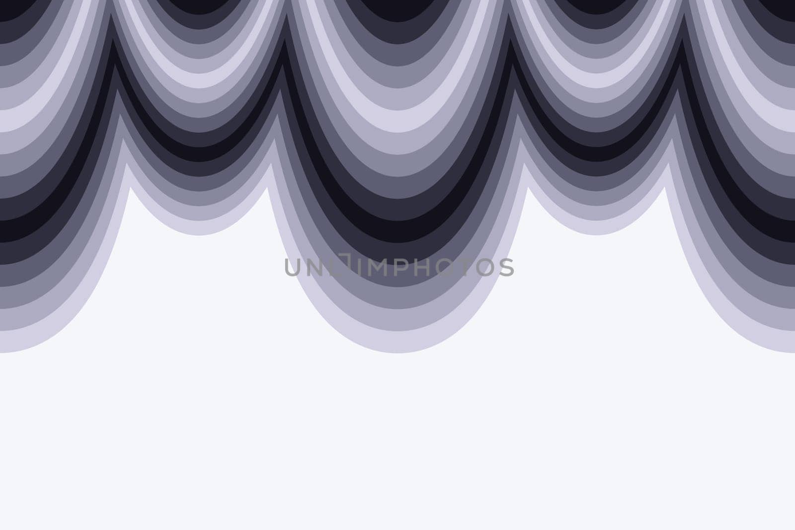 black and white abstract wave shape