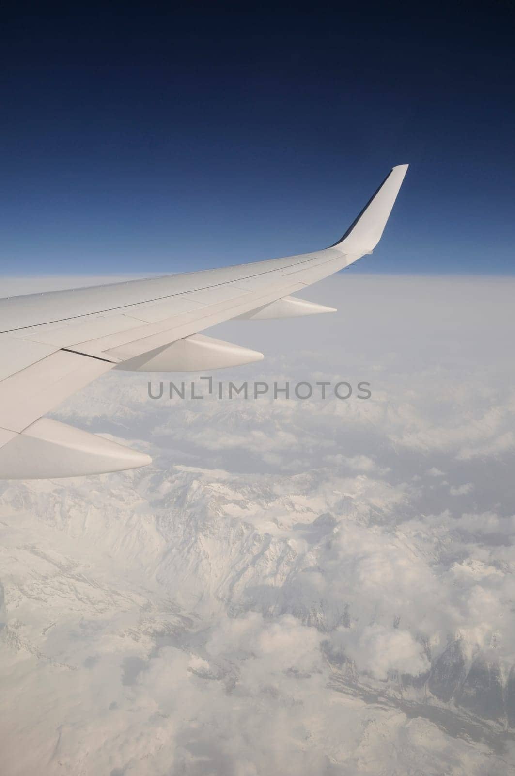 View from an airplane