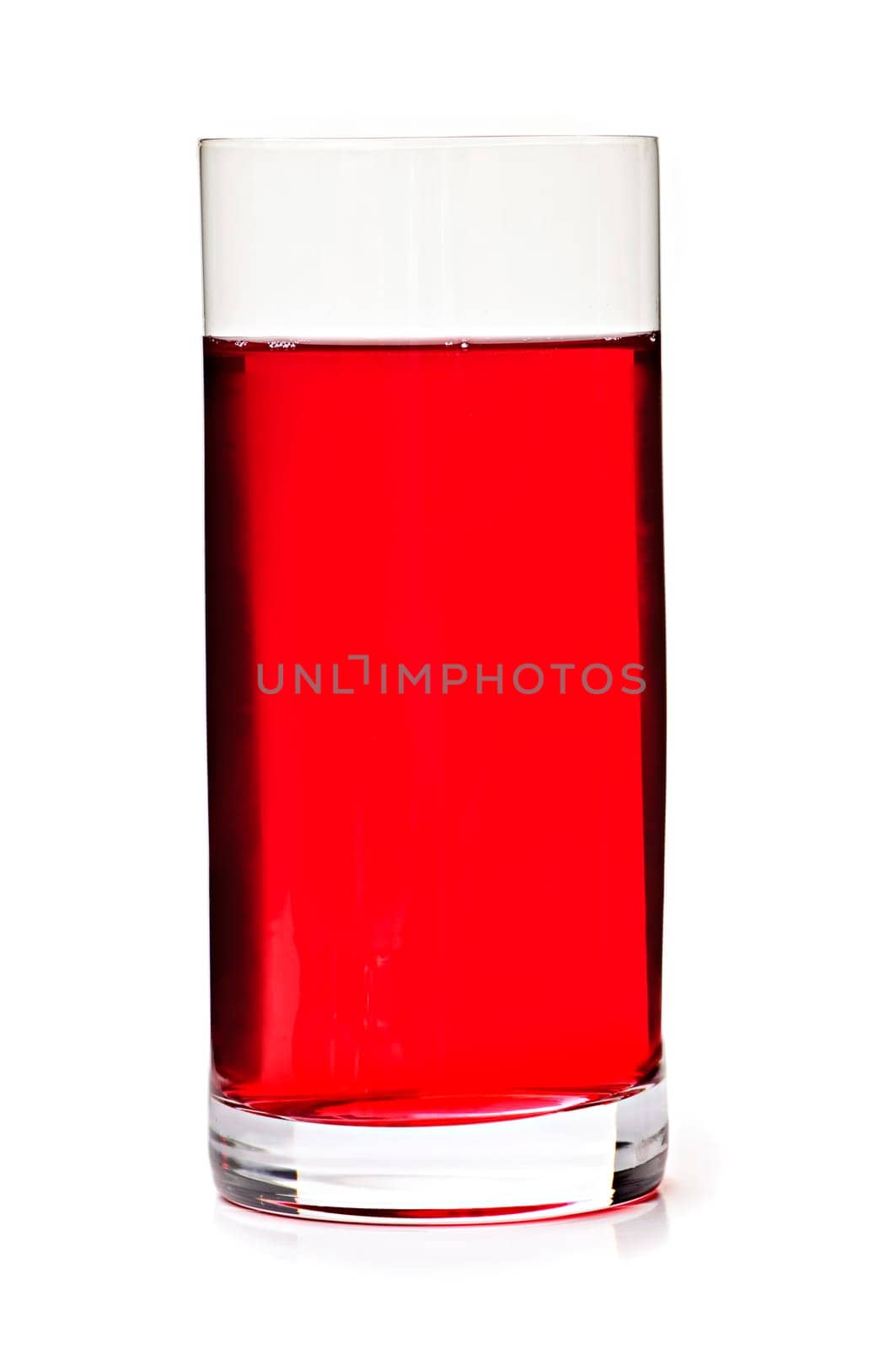 Cranberry juice in glass