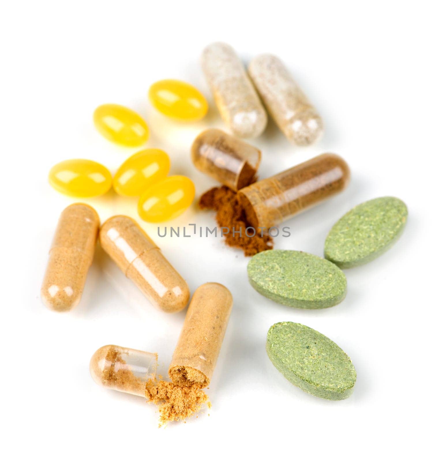 Herbal supplement pills